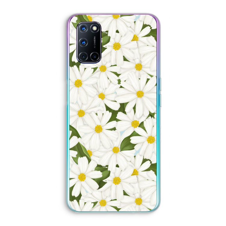 Summer Daisies: Oppo A72 Transparant Hoesje