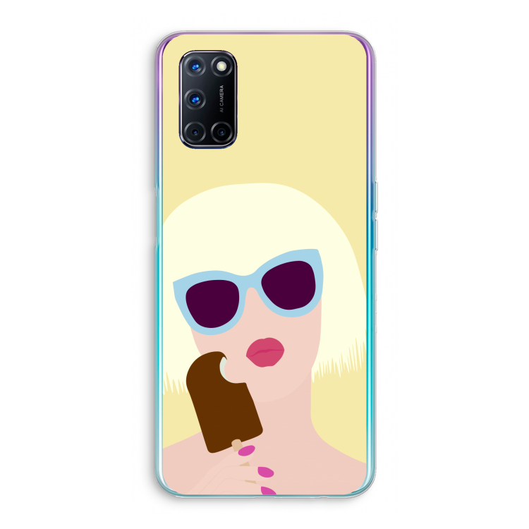 Ice cream: Oppo A72 Transparant Hoesje
