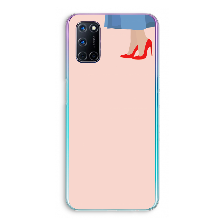 High heels: Oppo A72 Transparant Hoesje