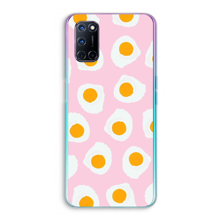 Dancing eggs: Oppo A72 Transparant Hoesje