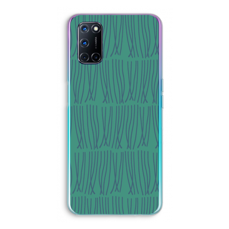 Swirls: Oppo A72 Transparant Hoesje