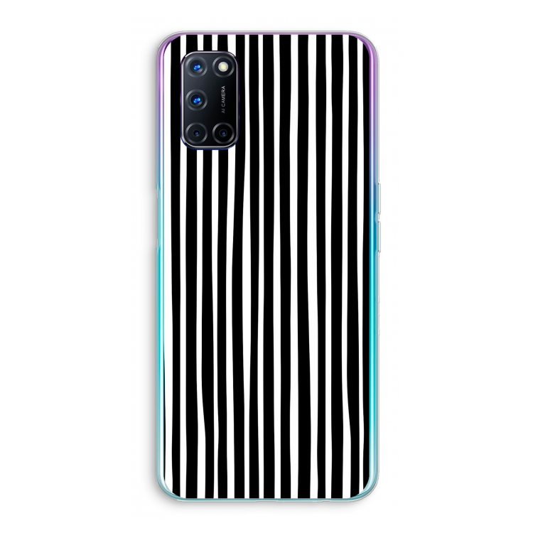 Stripes: Oppo A72 Transparant Hoesje