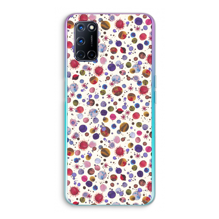 Planets Space: Oppo A72 Transparant Hoesje