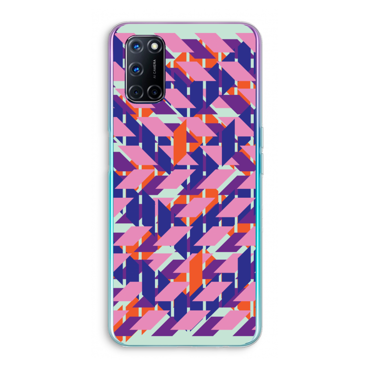 Skew Blush 3: Oppo A72 Transparant Hoesje