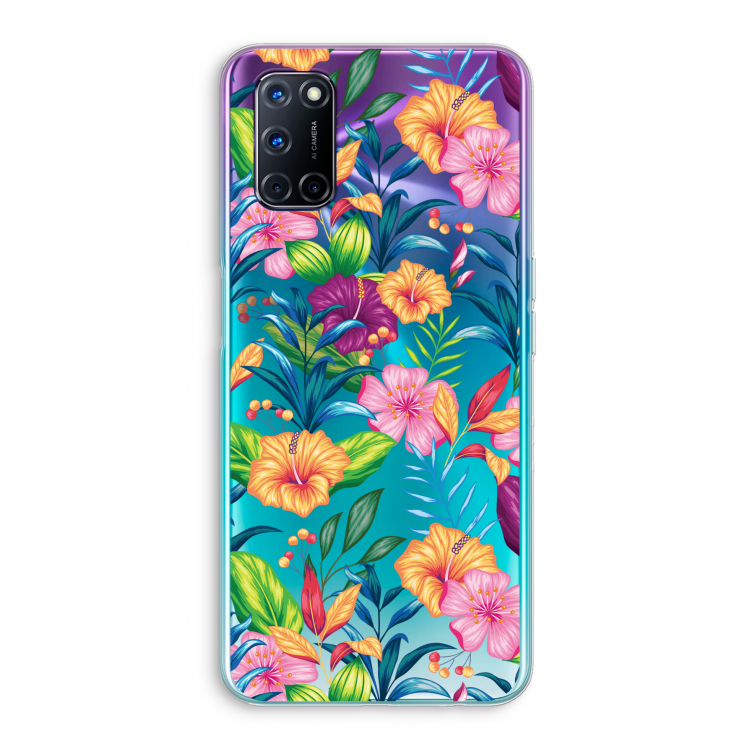 Tropisch 2: Oppo A72 Transparant Hoesje