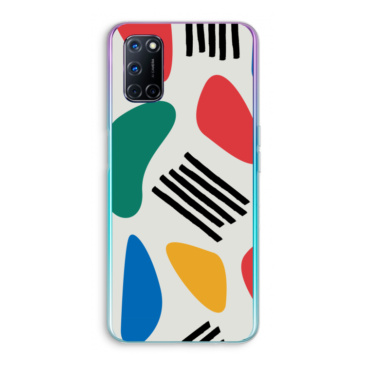 Illustratieve pop 1: Oppo A72 Transparant Hoesje
