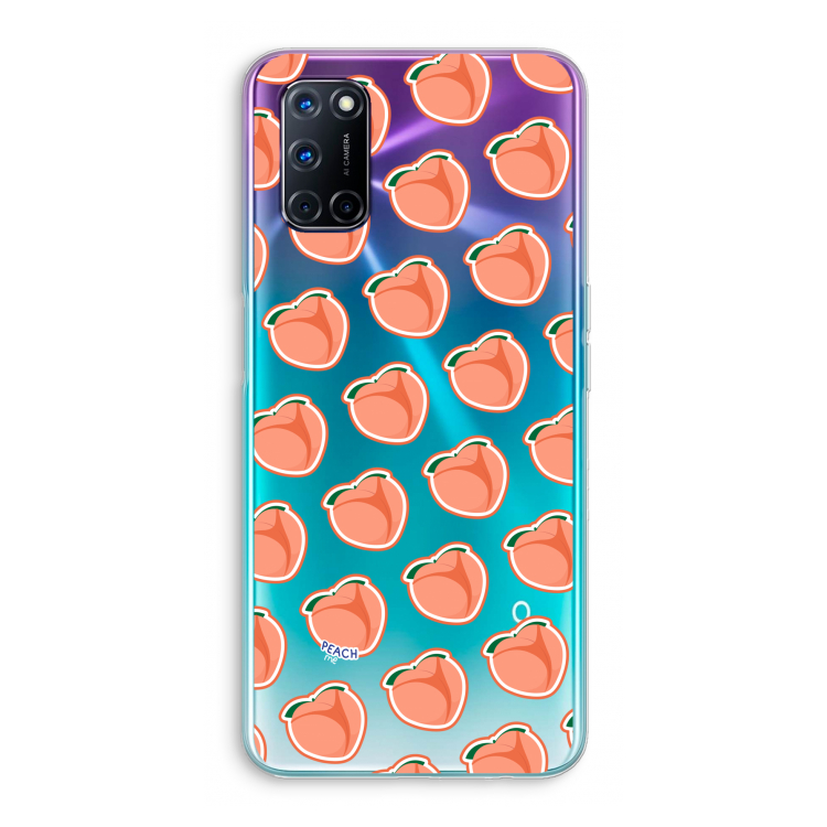 Just peachy: Oppo A72 Transparant Hoesje