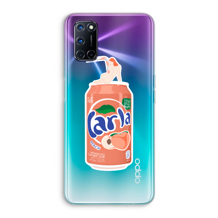 S(peach)less: Oppo A72 Transparant Hoesje