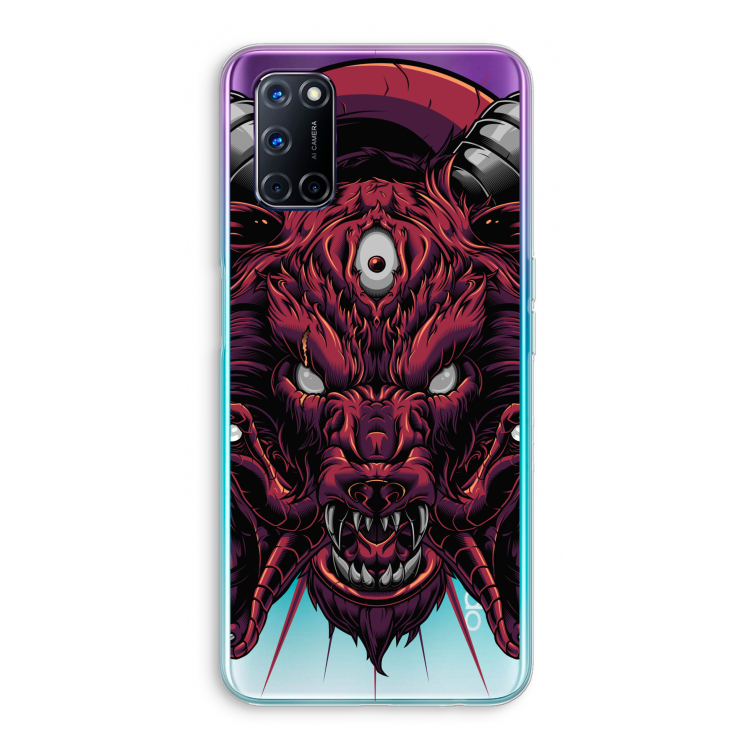 Hell Hound and Serpents: Oppo A72 Transparant Hoesje