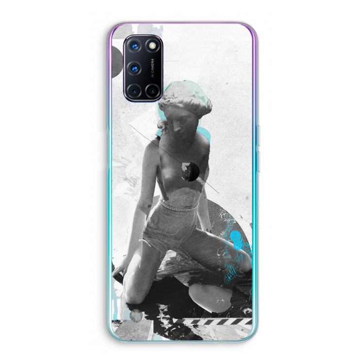 I will not feel a thing: Oppo A72 Transparant Hoesje