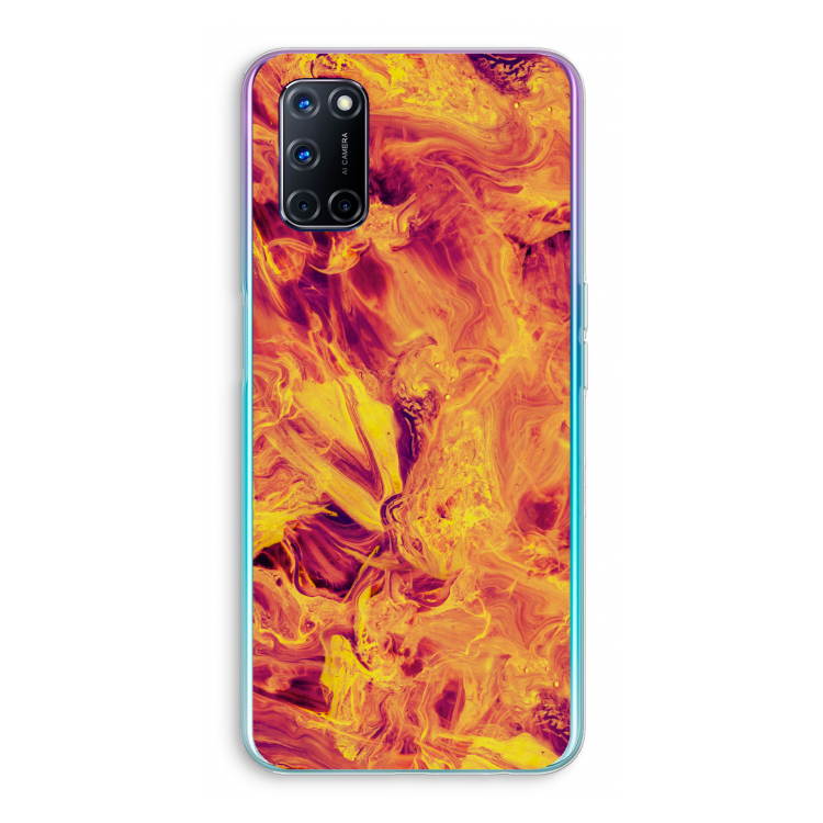 Eternal Fire: Oppo A72 Transparant Hoesje