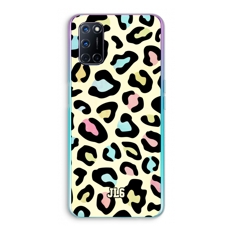 Leopard pattern: Oppo A72 Transparant Hoesje