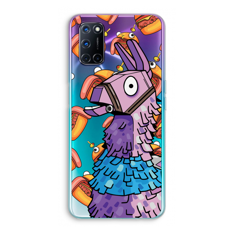Loot Burger: Oppo A72 Transparant Hoesje