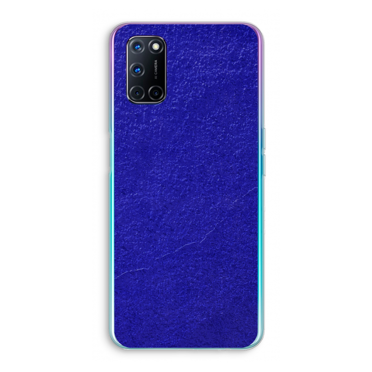 Majorelle Blue: Oppo A72 Transparant Hoesje