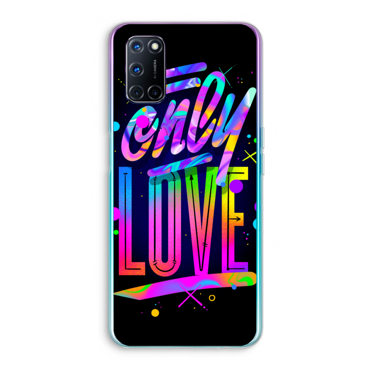 Only Love: Oppo A72 Transparant Hoesje