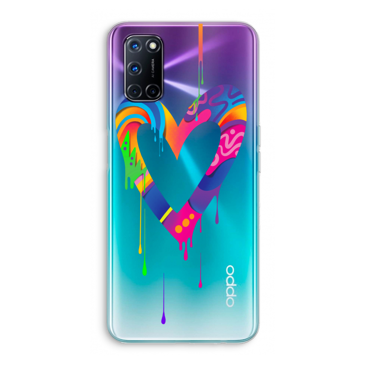 Melts My Heart: Oppo A72 Transparant Hoesje