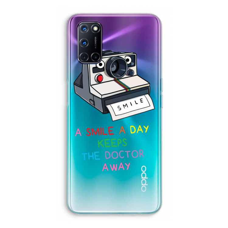 Smile: Oppo A72 Transparant Hoesje