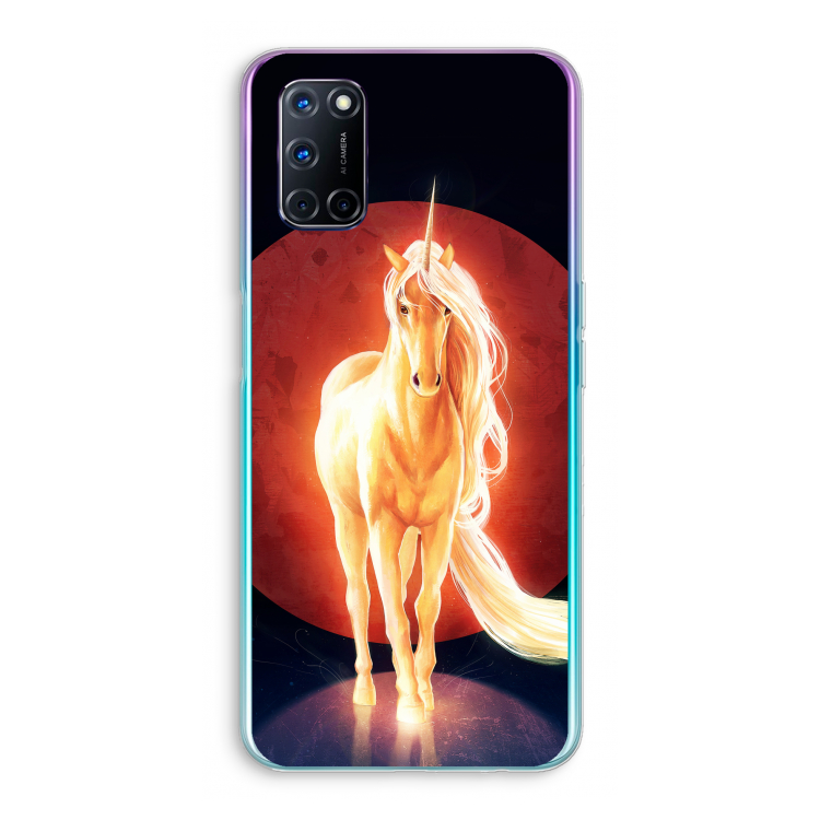Last Unicorn: Oppo A72 Transparant Hoesje