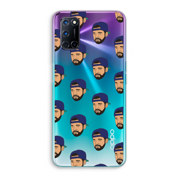 Drake Away: Oppo A72 Transparant Hoesje