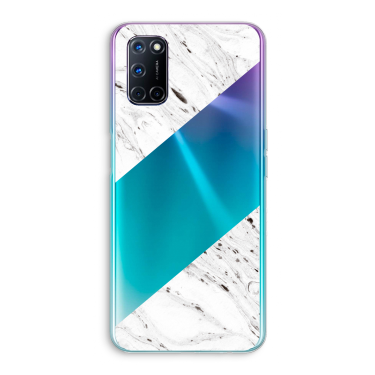 Biggest stripe: Oppo A72 Transparant Hoesje
