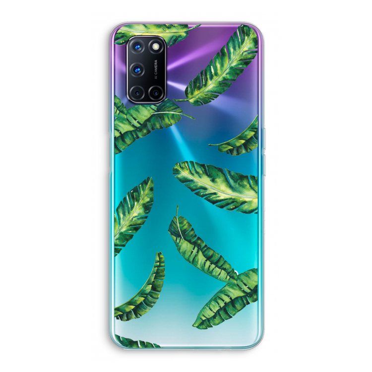 Lange bladeren: Oppo A72 Transparant Hoesje