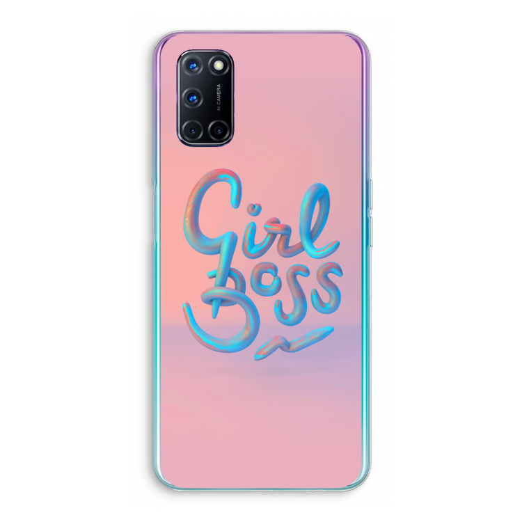 Girl boss: Oppo A72 Transparant Hoesje