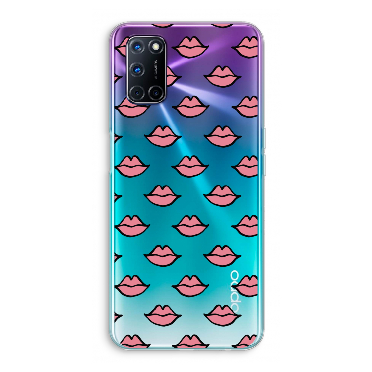 Lipjes: Oppo A72 Transparant Hoesje