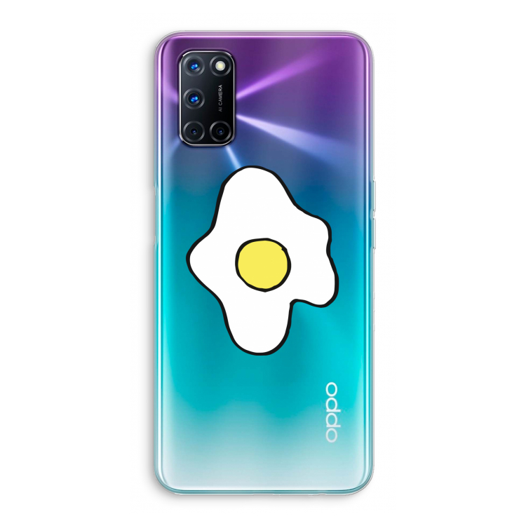 Spiegelei: Oppo A72 Transparant Hoesje