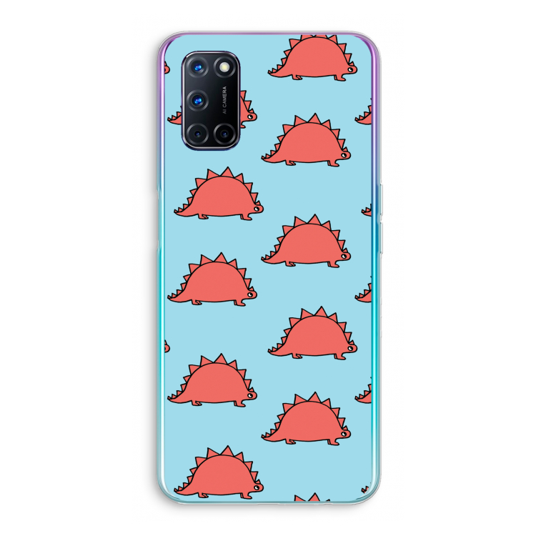 Dinosawrr: Oppo A72 Transparant Hoesje
