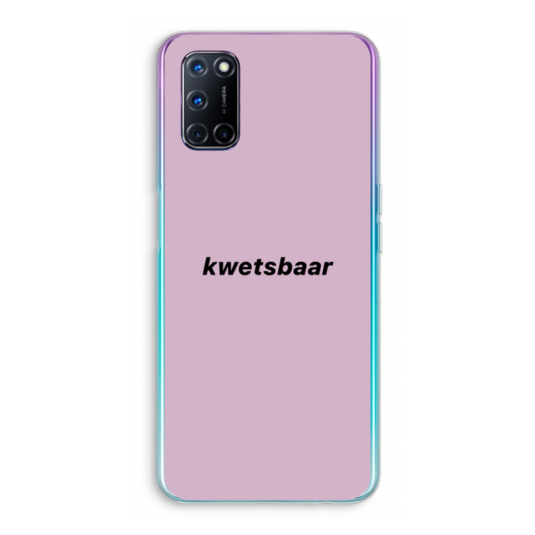 kwetsbaar: Oppo A72 Transparant Hoesje