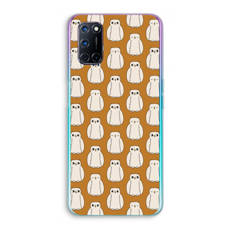 Uilen: Oppo A72 Transparant Hoesje