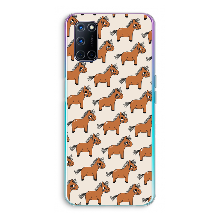 Pony: Oppo A72 Transparant Hoesje