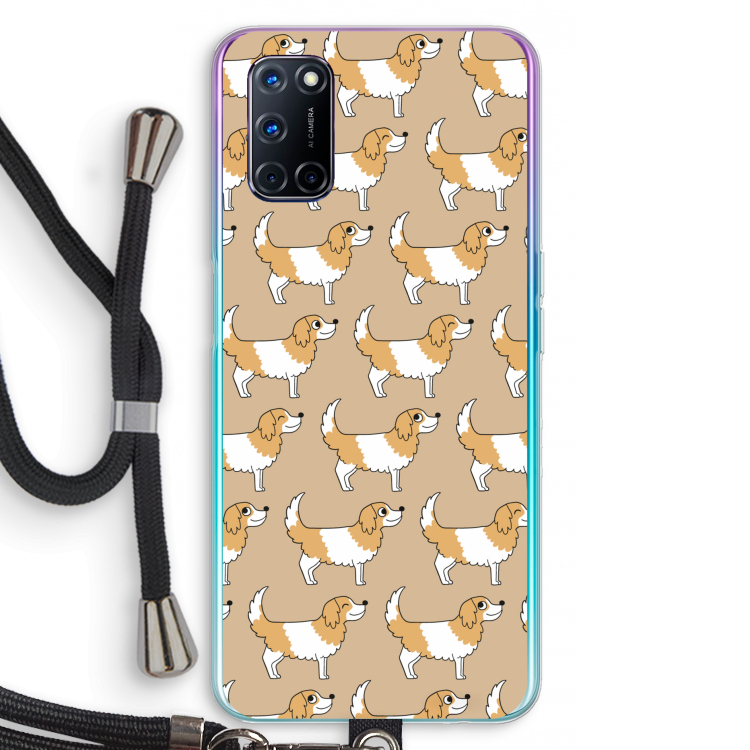 Doggy: Oppo A72 Transparant Hoesje met koord