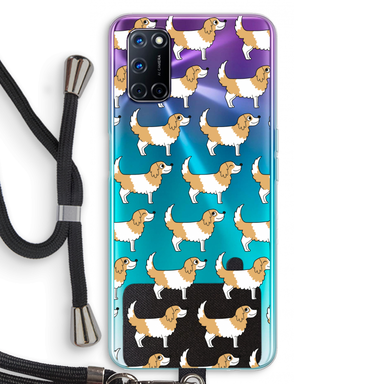 Doggy: Oppo A72 Transparant Hoesje met koord