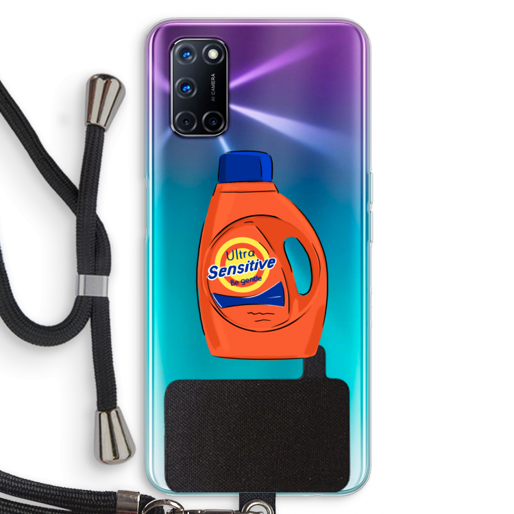 Ultra Sensitive: Oppo A72 Transparant Hoesje met koord