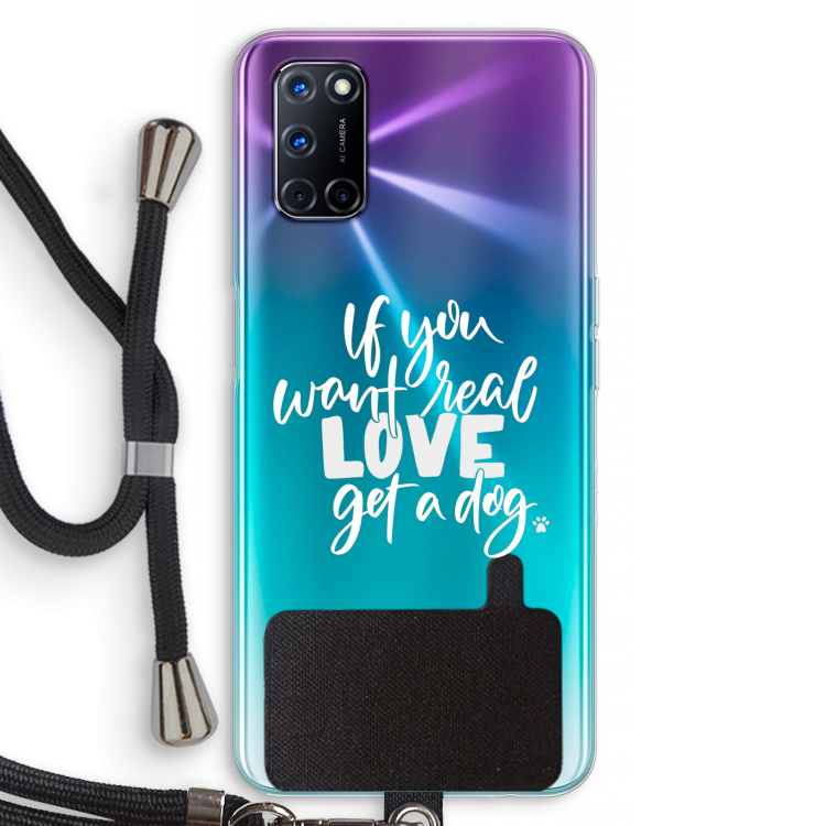 Partner in crime: Oppo A72 Transparant Hoesje met koord