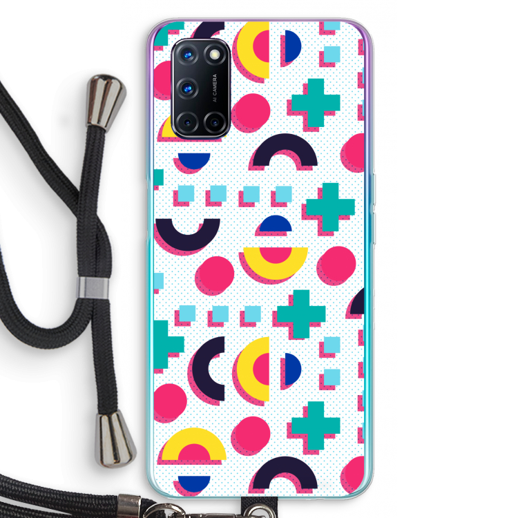 8-bit N°2: Oppo A72 Transparant Hoesje met koord