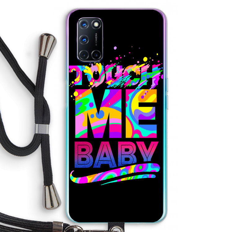 Touch Me: Oppo A72 Transparant Hoesje met koord