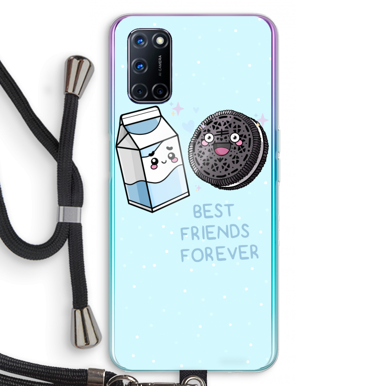 Best Friend Forever: Oppo A72 Transparant Hoesje met koord
