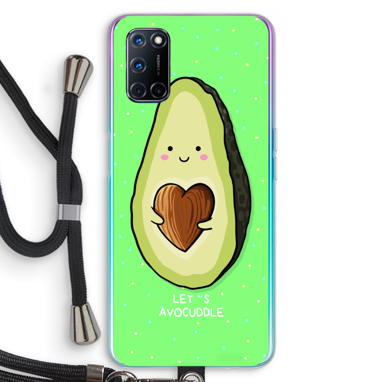 Avocuddle: Oppo A72 Transparant Hoesje met koord