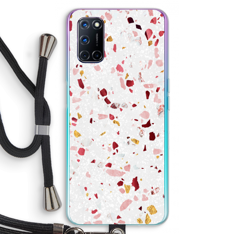 Terrazzo N°9: Oppo A72 Transparant Hoesje met koord