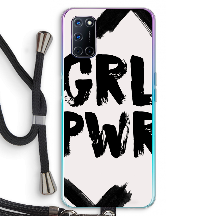Girl Power #2: Oppo A72 Transparant Hoesje met koord