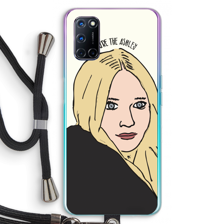 Ashley: Oppo A72 Transparant Hoesje met koord