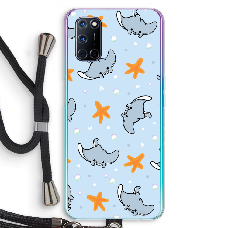 Manta: Oppo A72 Transparant Hoesje met koord