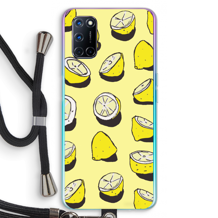 When Life Gives You Lemons...: Oppo A72 Transparant Hoesje met koord