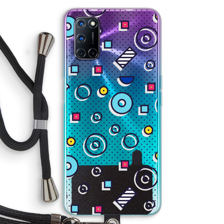 8-bit N°9: Oppo A72 Transparant Hoesje met koord
