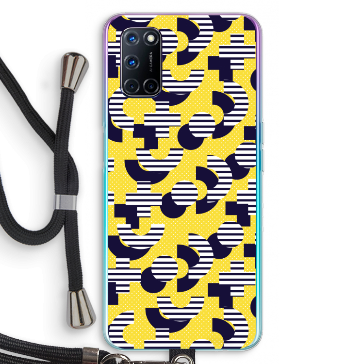 8-bit N°3: Oppo A72 Transparant Hoesje met koord