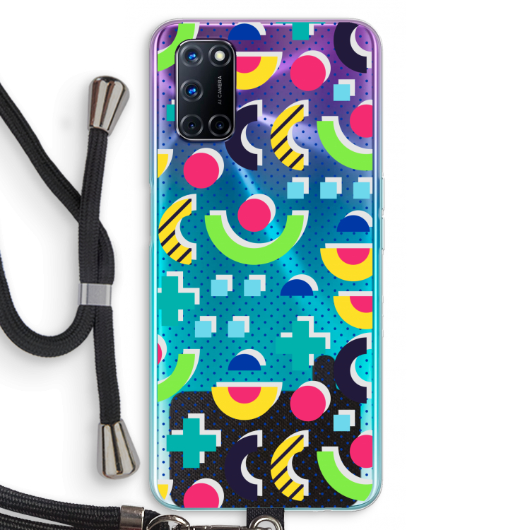 8-bit N°1: Oppo A72 Transparant Hoesje met koord