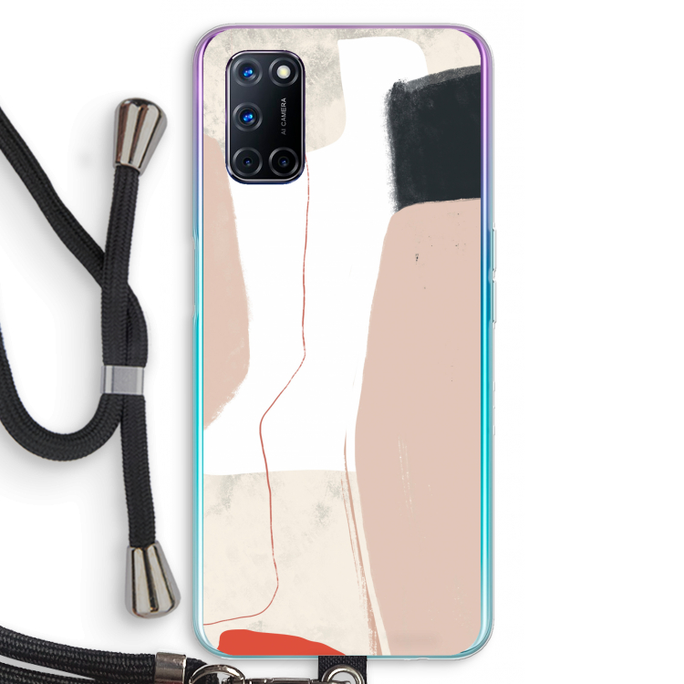Lava: Oppo A72 Transparant Hoesje met koord