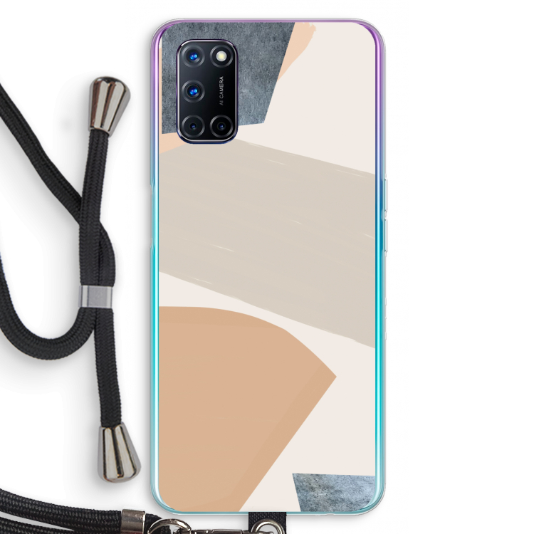 Formo: Oppo A72 Transparant Hoesje met koord